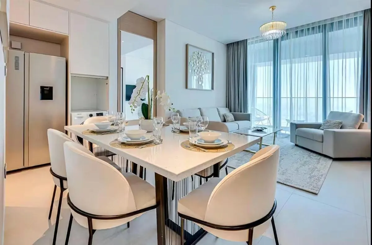 Your Home - Marina View W Private Beach In Address Dubai Apartment