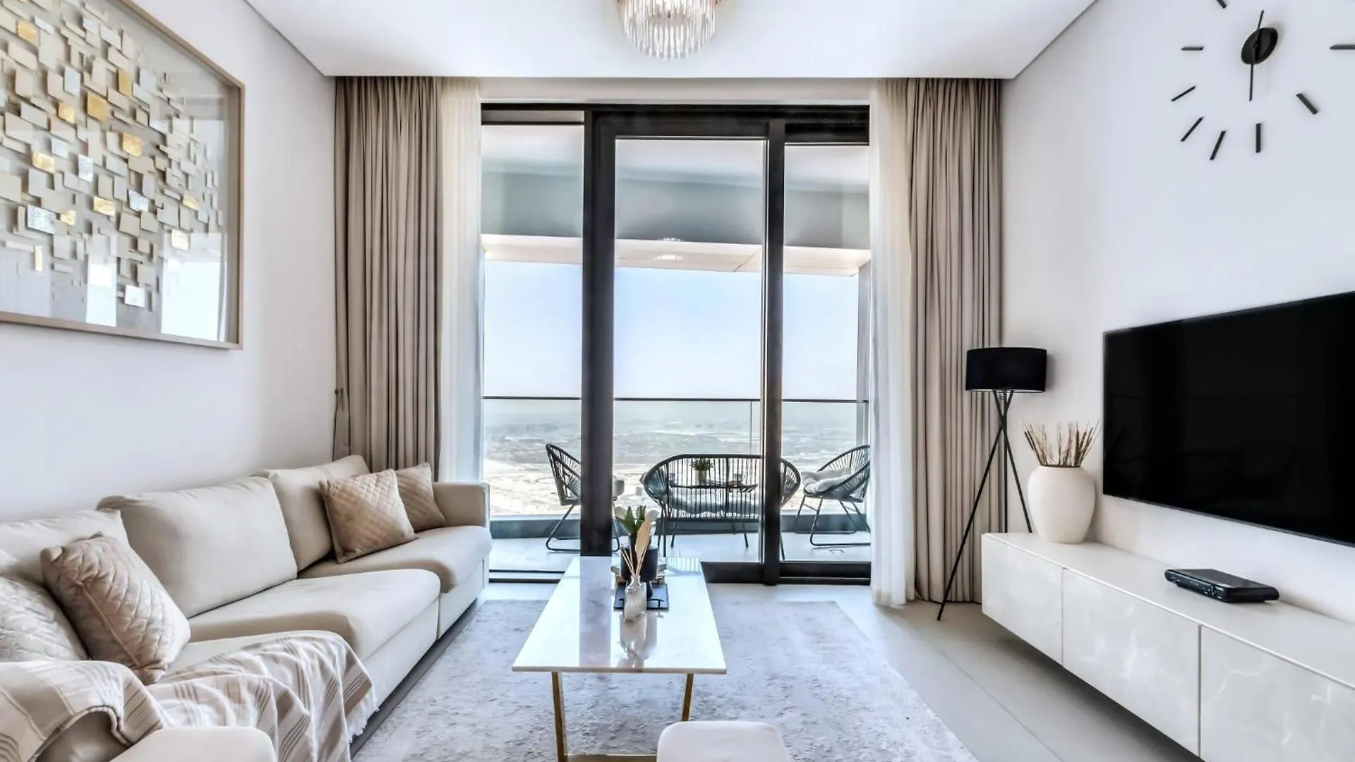 Your Home - Marina View W Private Beach In Address Dubaï Appartement